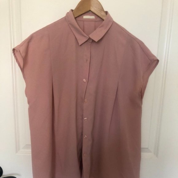 ShortSleeve Blouse Women Size M - Picture 4 of 4